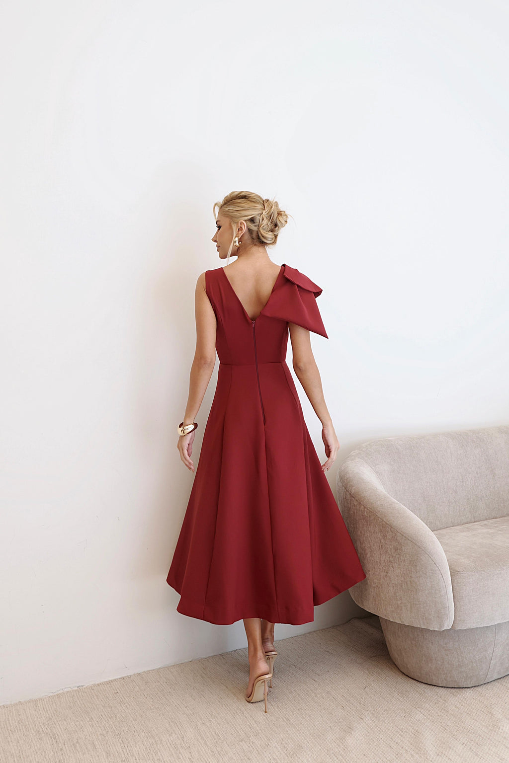 Vestido Midi Alfaiataria Coliseu