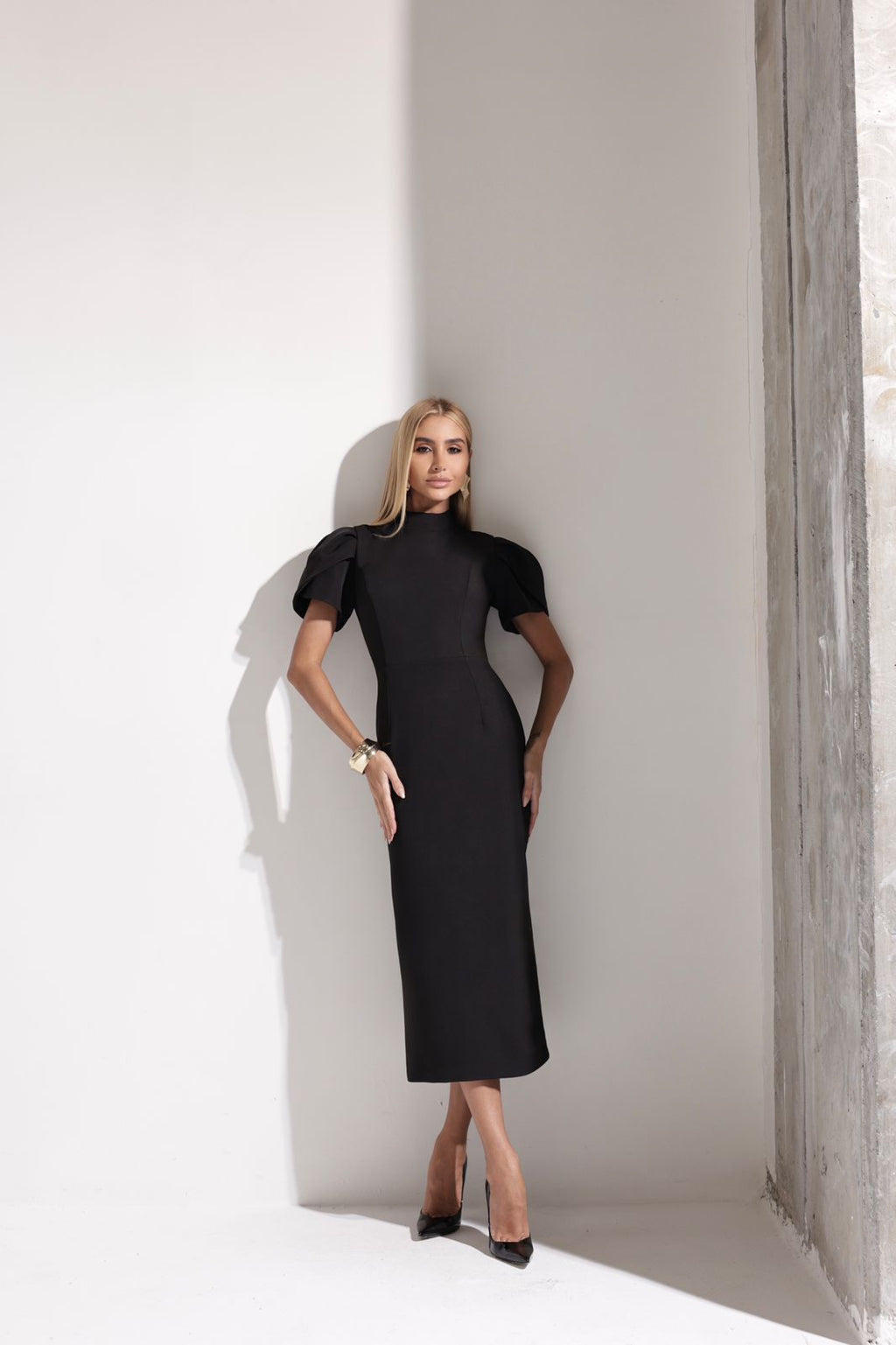 Vestido Midi Alfaiataria Varsóvia