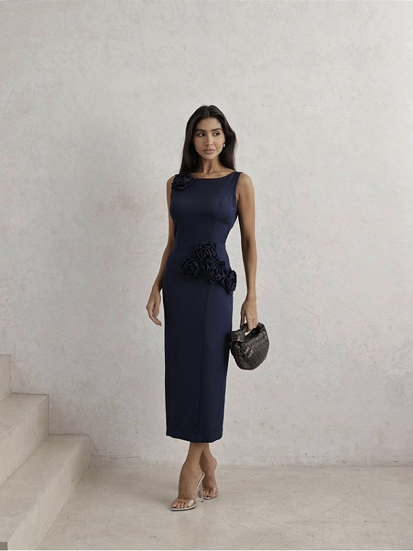 Vestido Midi Alfaiataria Florenza
