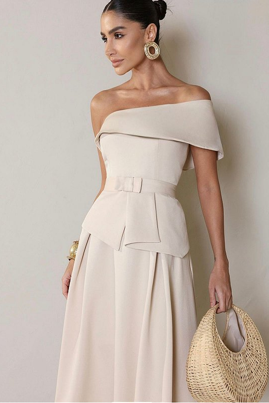 Vestido Midi Alfaiataria Viena