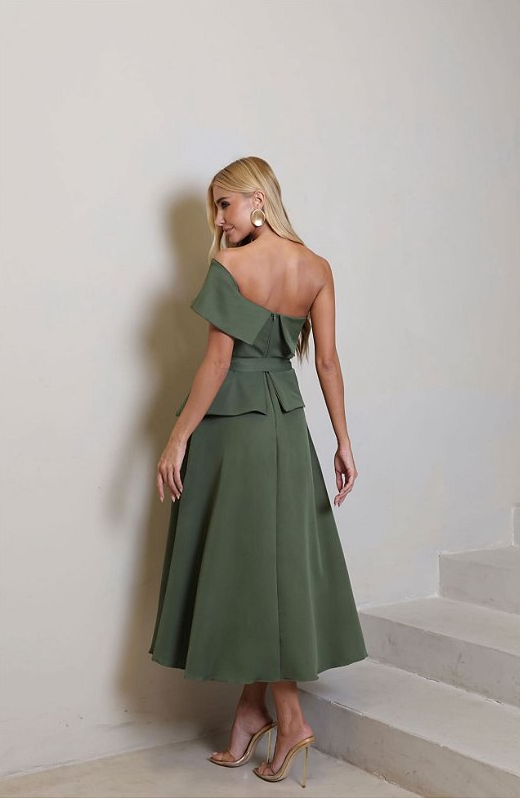 Vestido Midi Alfaiataria Viena