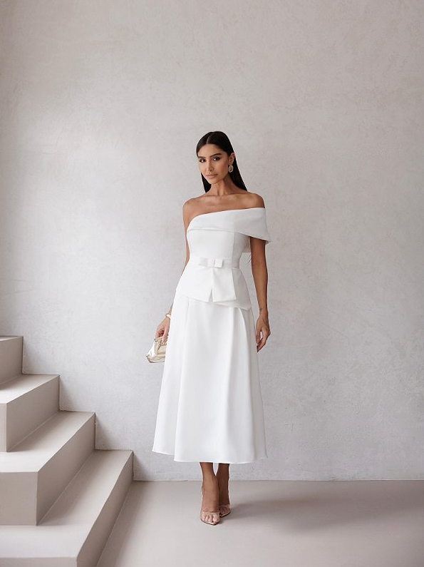 Vestido Midi Alfaiataria Viena
