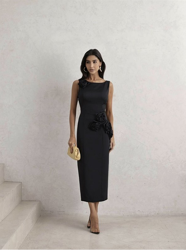 Vestido Midi Alfaiataria Florenza