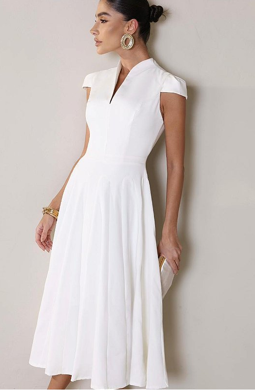 Vestido Midi Alfaiataria Verena